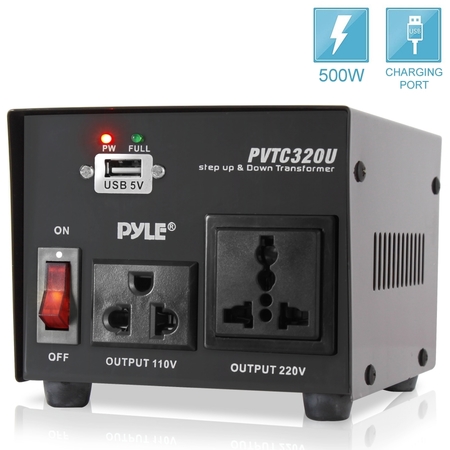 PYLE 500 Watt Step Up And Down Converter PVTC320U